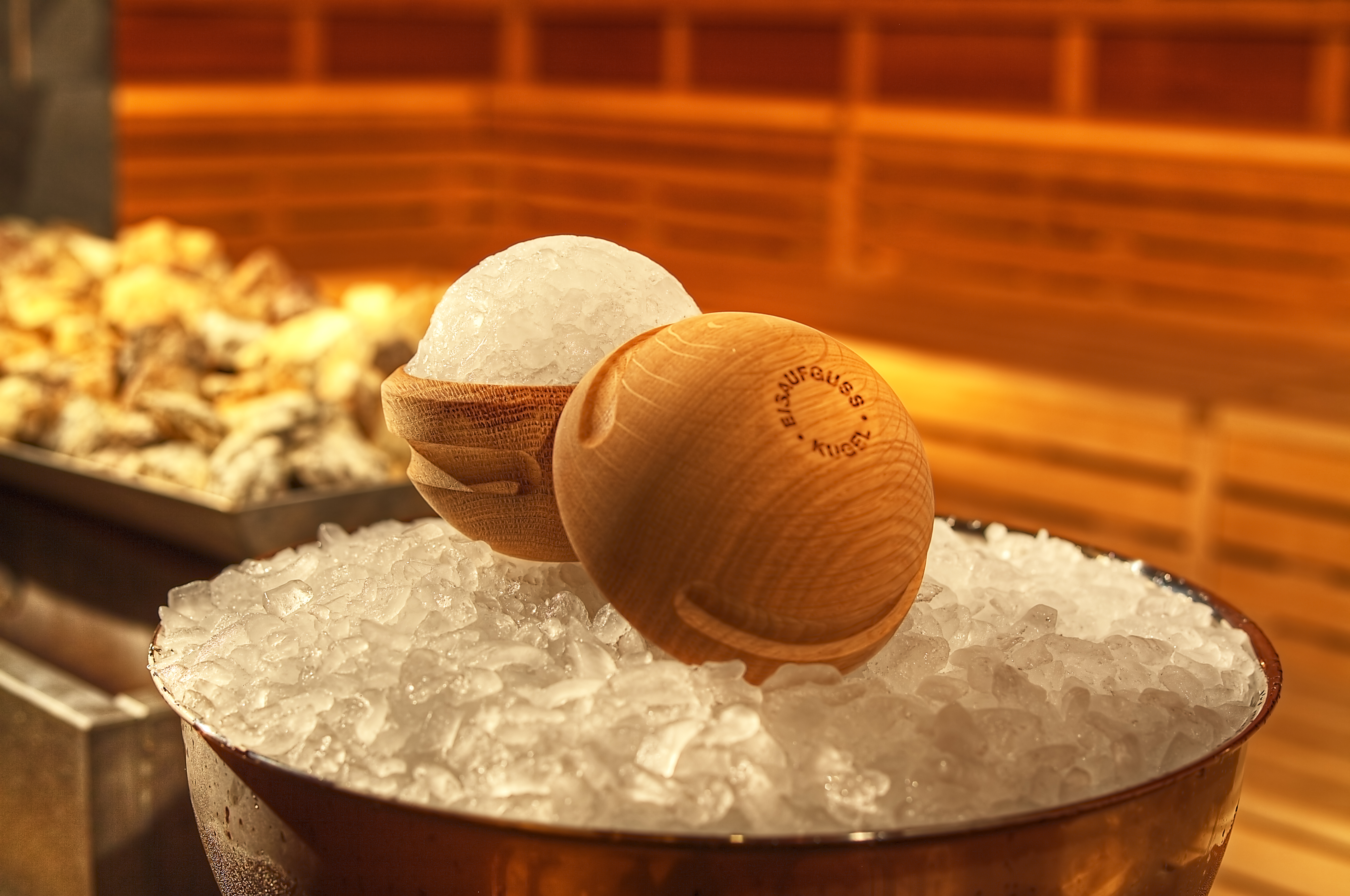 Eiskugel Holz