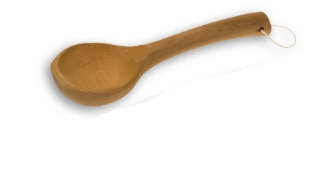 Luxus Aufgusskelle Holz 36 cm