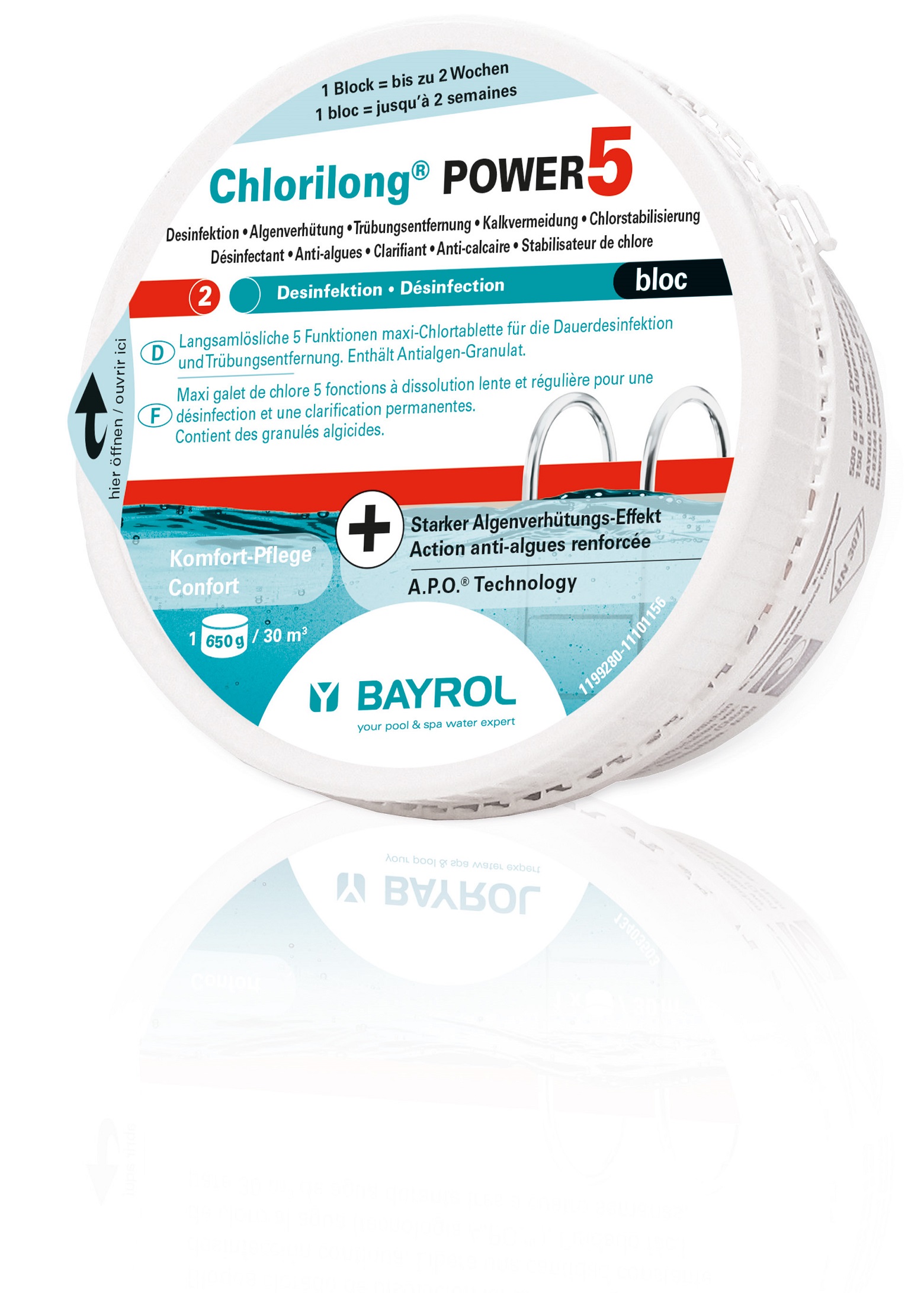 Chlorilong ® POWER 5 Bloc / 1 Dose à 0,65 kg