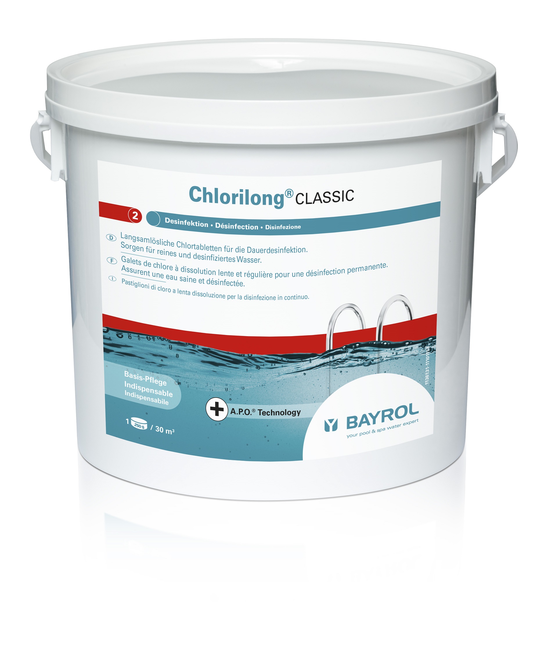 Chlorilong ® CLASSIC 5 kg Eimer mit Clorodor Control® Kapsel