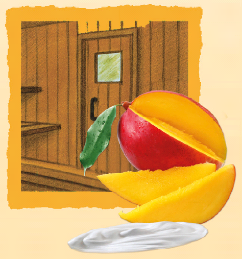 Sauna-Joghurt-Creme Mango