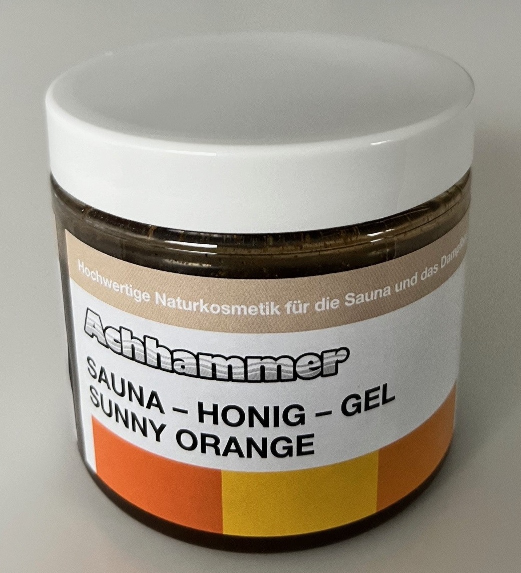 Sauna-Honig-Gel Sunny Orange