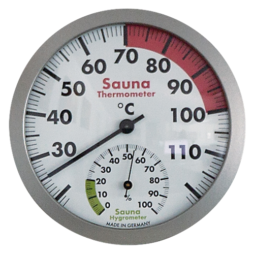 Sauna - Thermo-/Hygrometer 120 mm